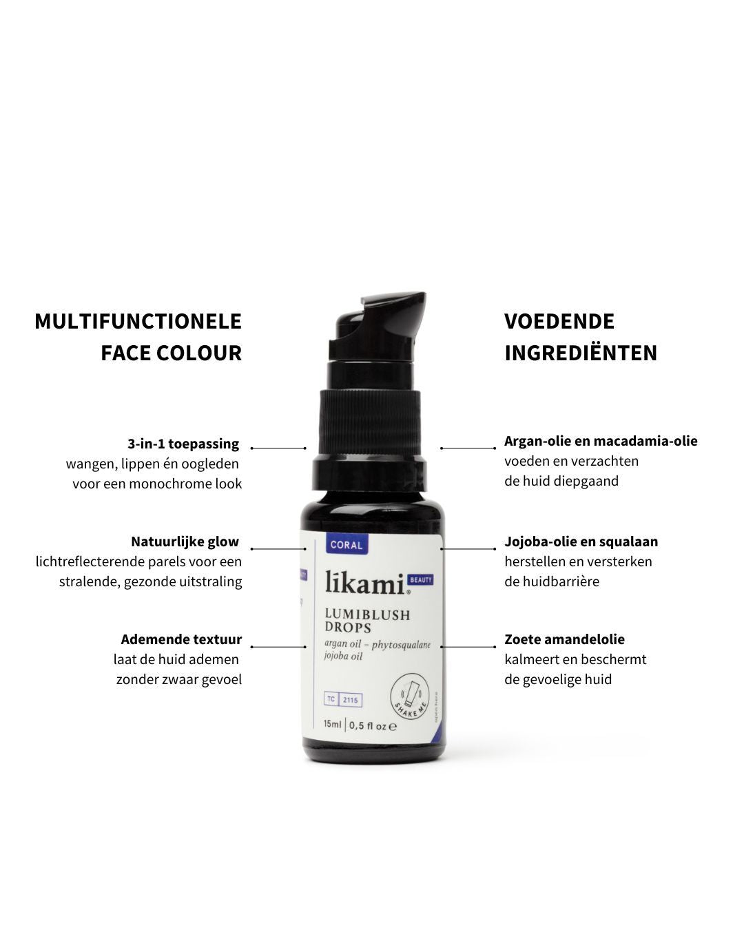 Líkami Lumiblush Drops – Natuurlijke teintboosters | 15 ml