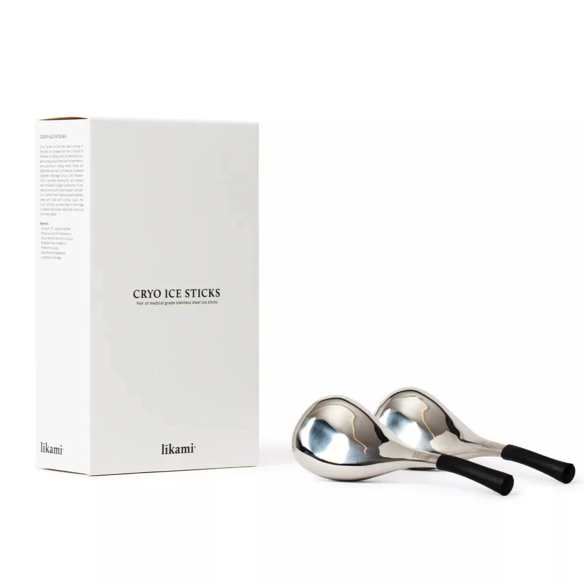 Líkami Cryo Ice Sticks – Verkoelende massage tools voor een stralende huid | Set van 2