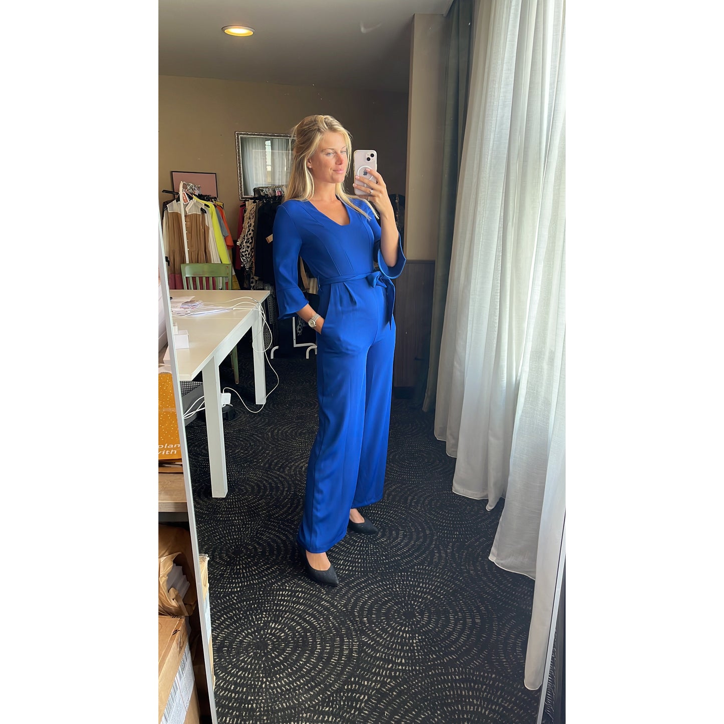 Jumpsuit | Rinascimento Tuta Blauw - For Models and Mermaids