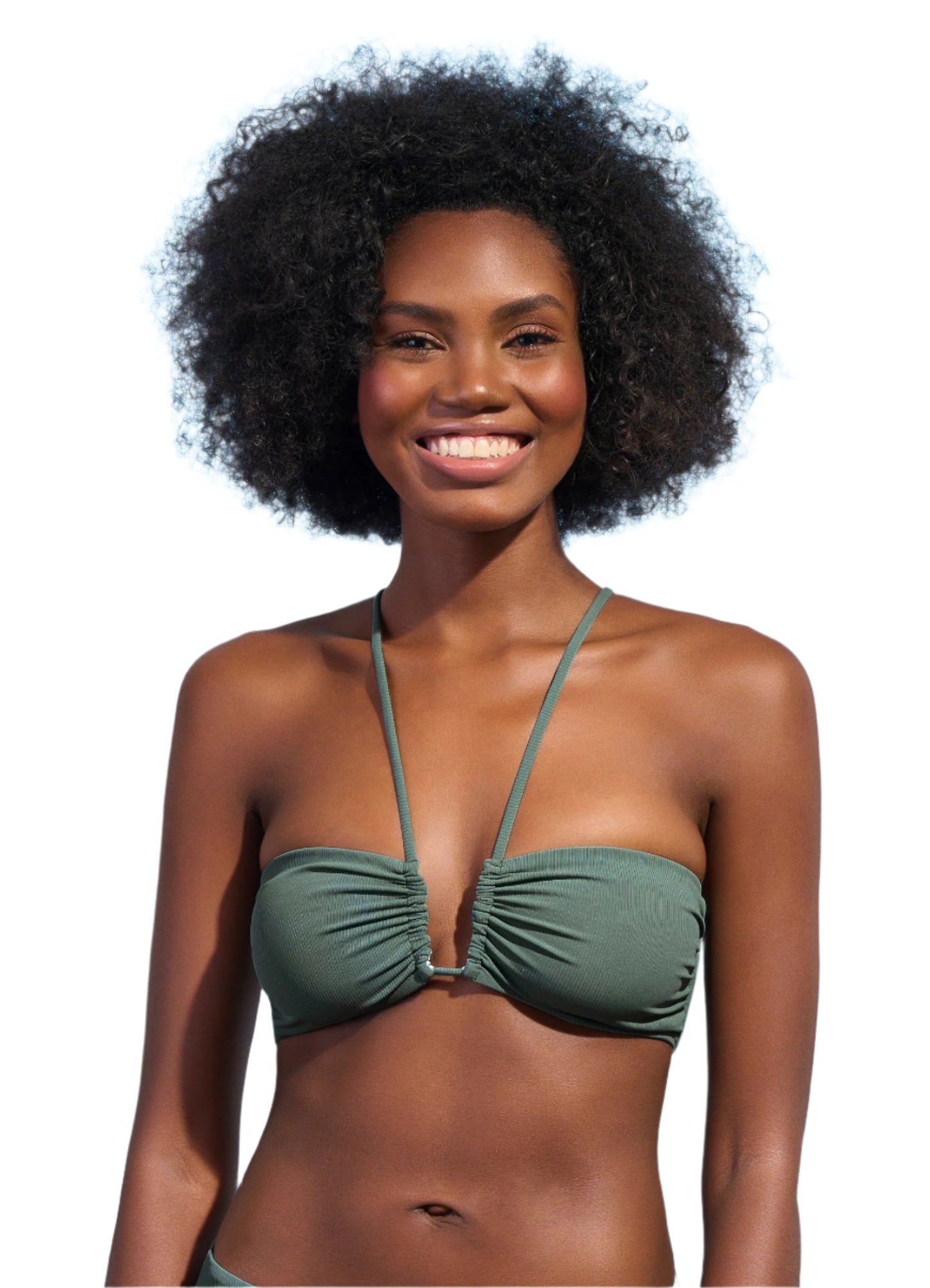 Bikini Top | Maaji Green flower - For Models and Mermaids