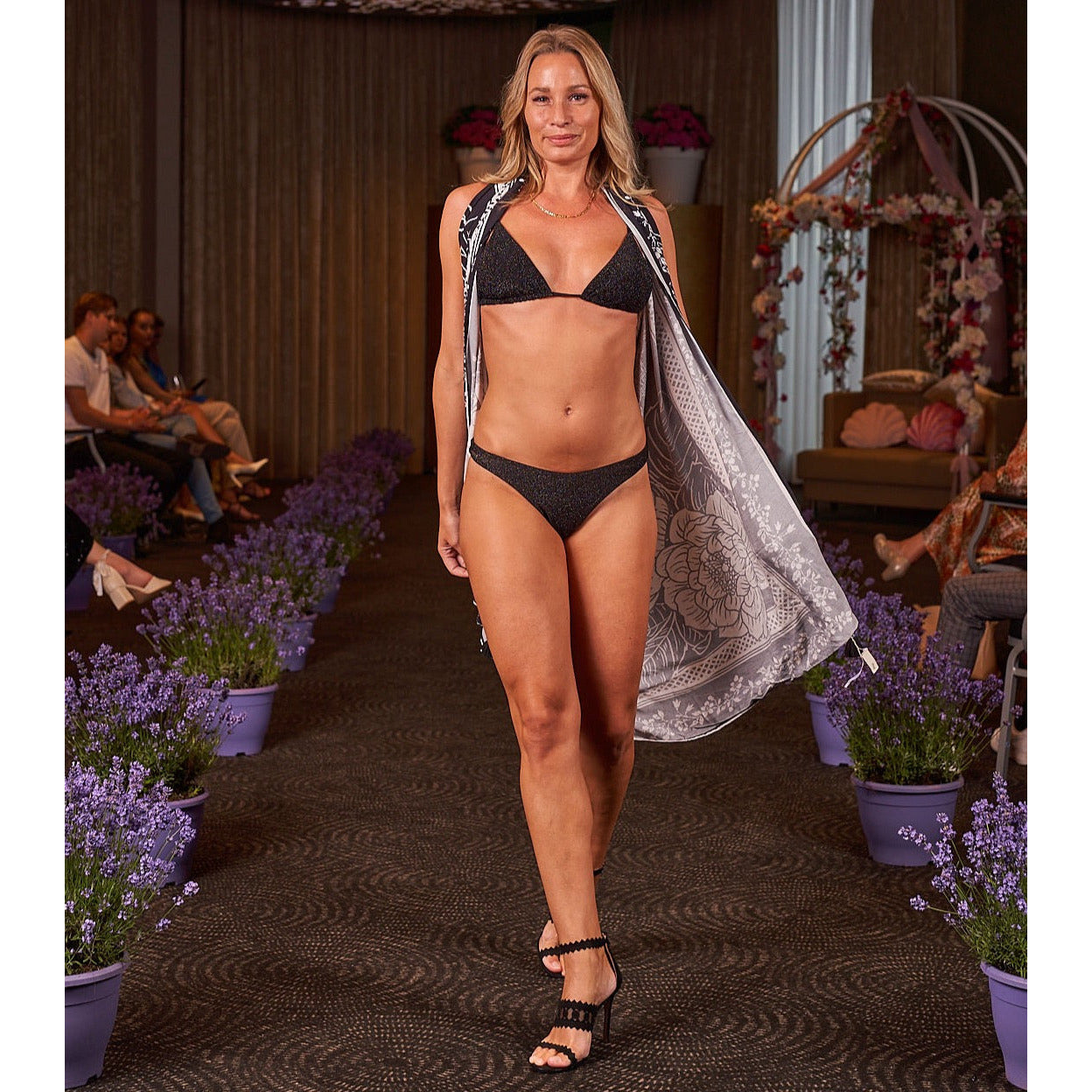 Bikini | Maaji Zwart-Glitter - For Models and Mermaids