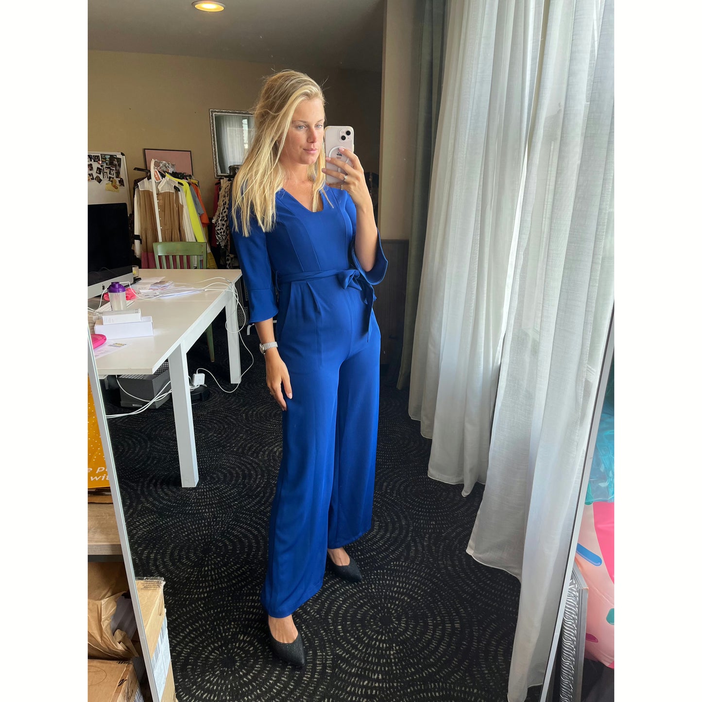 Jumpsuit | Rinascimento Tuta Blauw - For Models and Mermaids