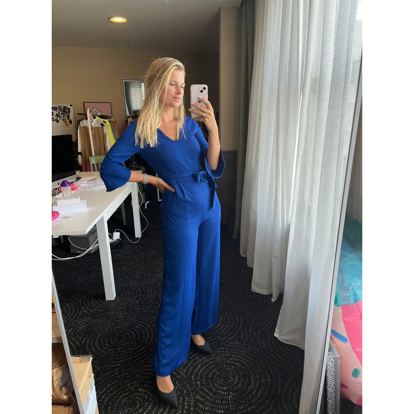 Jumpsuit | Rinascimento Tuta Blauw - For Models and Mermaids
