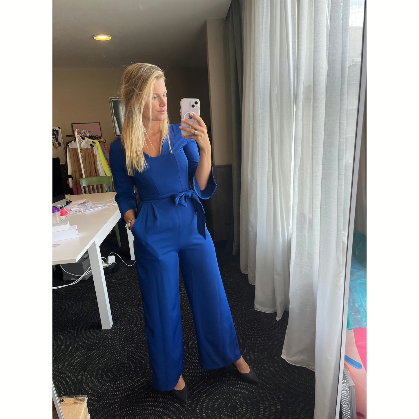 Jumpsuit | Rinascimento Tuta Blauw - For Models and Mermaids