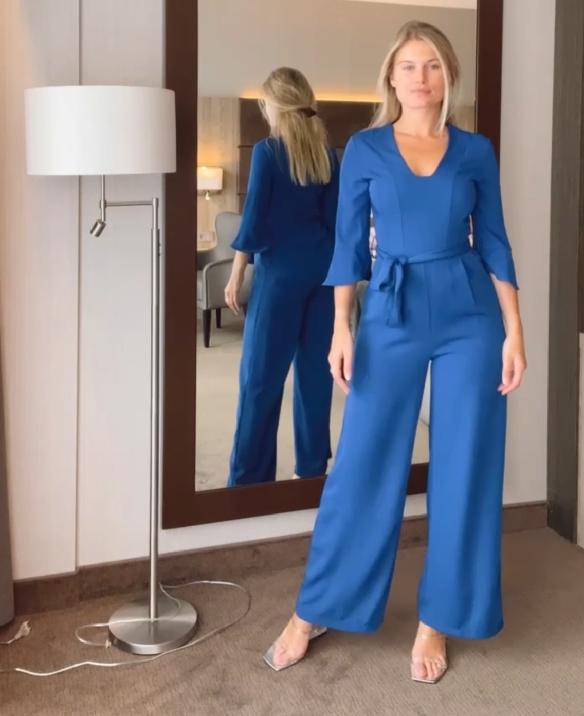 Jumpsuit | Rinascimento Tuta Blauw - For Models and Mermaids