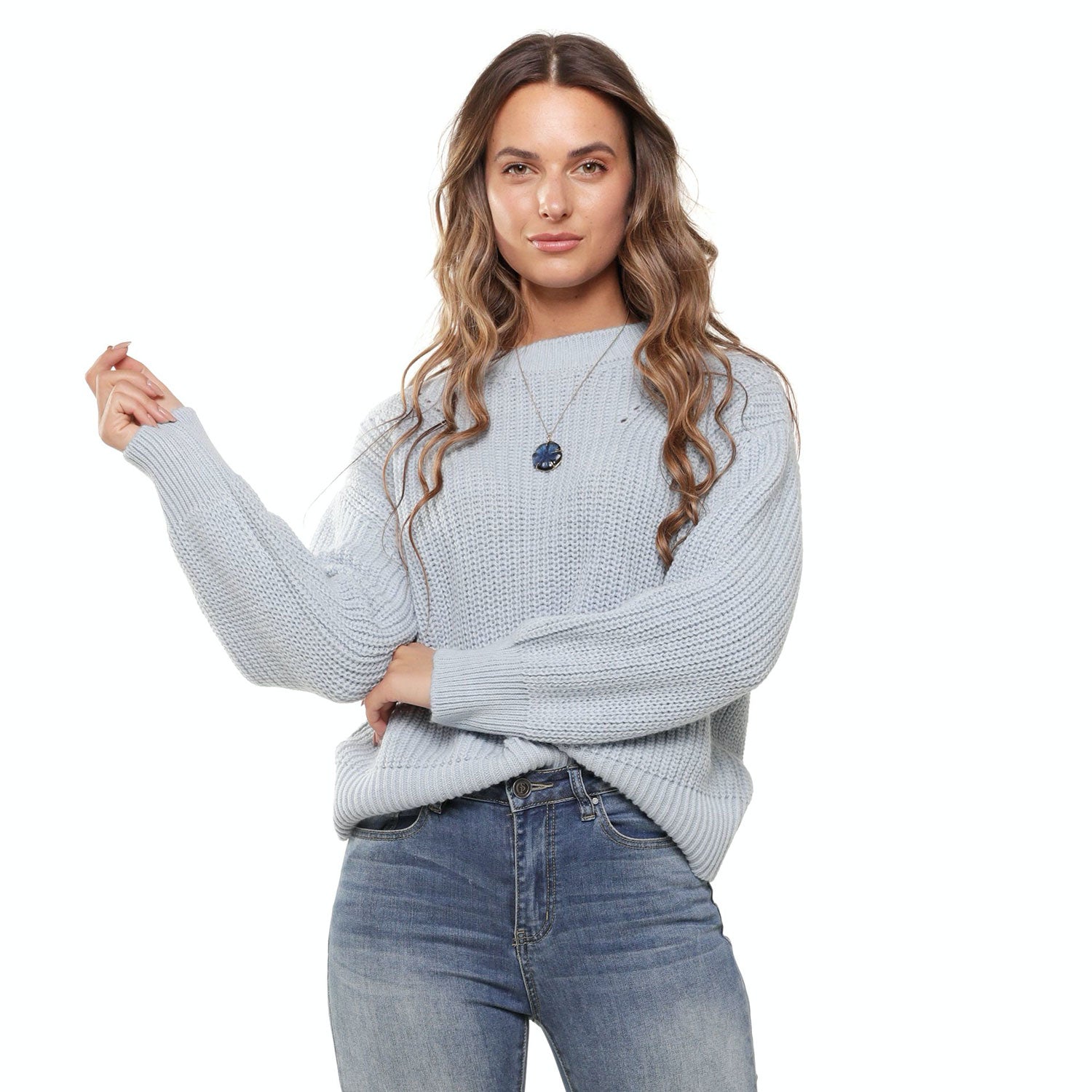 Trui | Beckie blauw - For Models and Mermaids