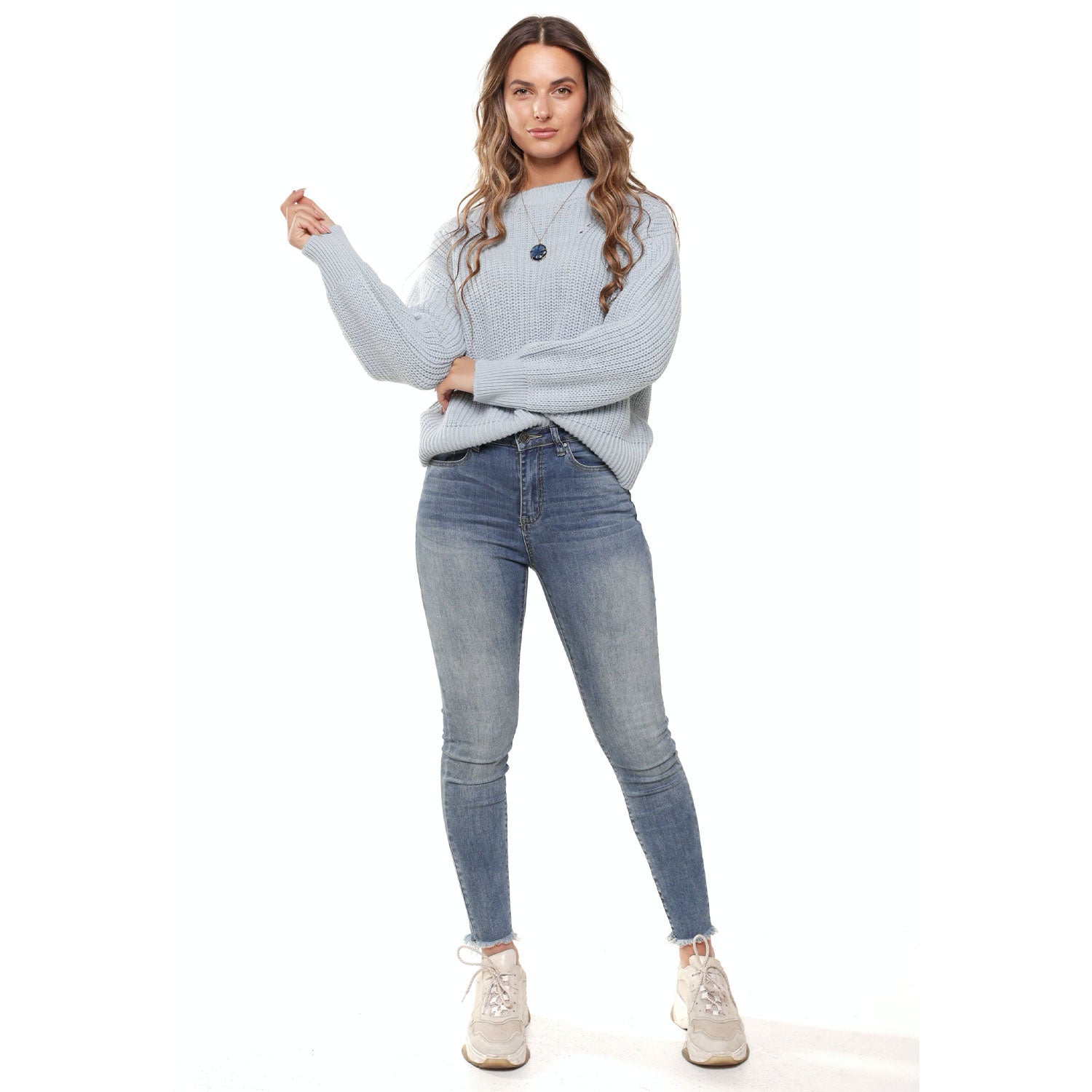 Trui | Beckie blauw - For Models and Mermaids