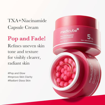 Medicube TXA + Niacinamide Capsule Cream – Voor een heldere, egale en glasachtige teint