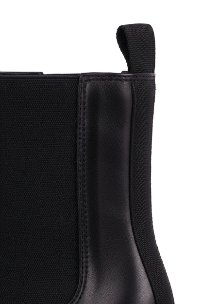 Canna Black Leather Chelsea Ankle Boots – 6.5cm Block Heel