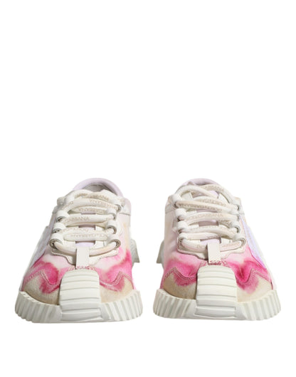 Dolce & Gabbana White NS1 Lace Up Low Top Sneakers Shoes