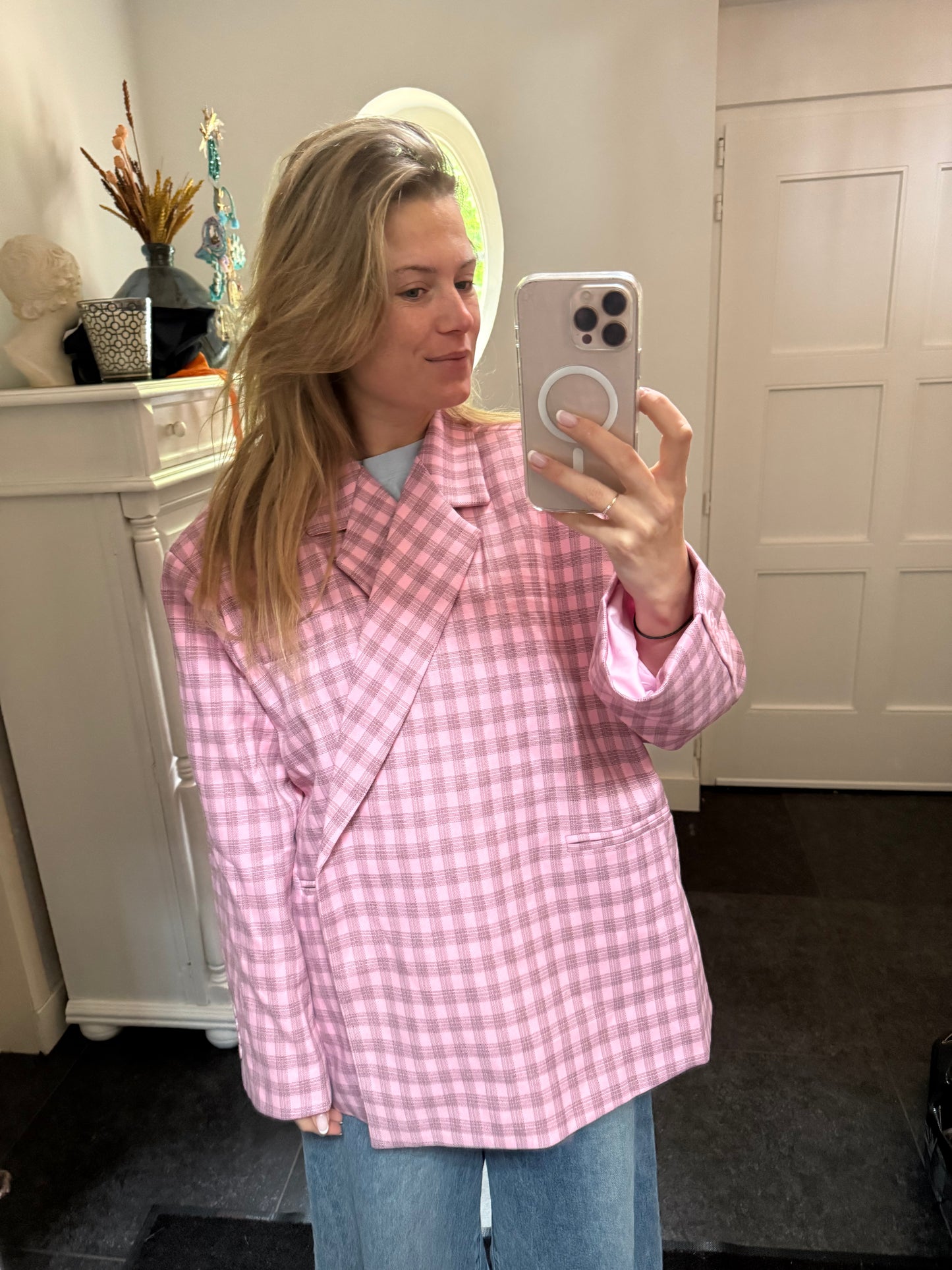 Oversized Roze Blazer Dames | Stijlvol & Relaxed
