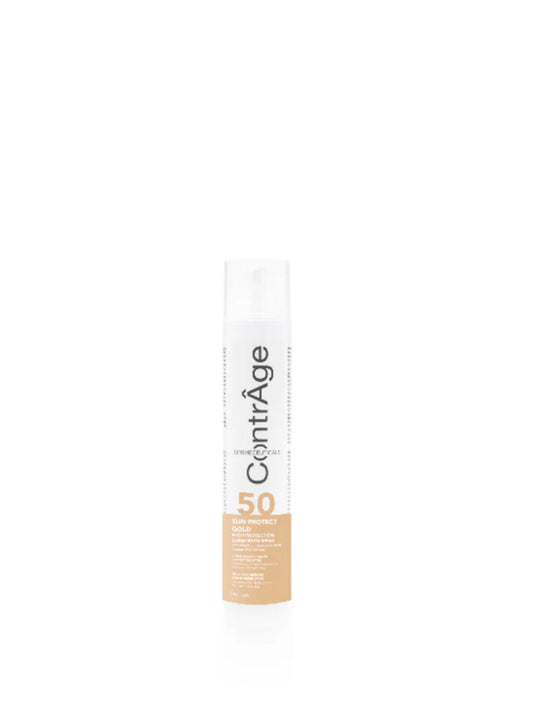 Contrâge Sun Protect SPF 50 gold – Getinte Zonbescherming (50ml)
