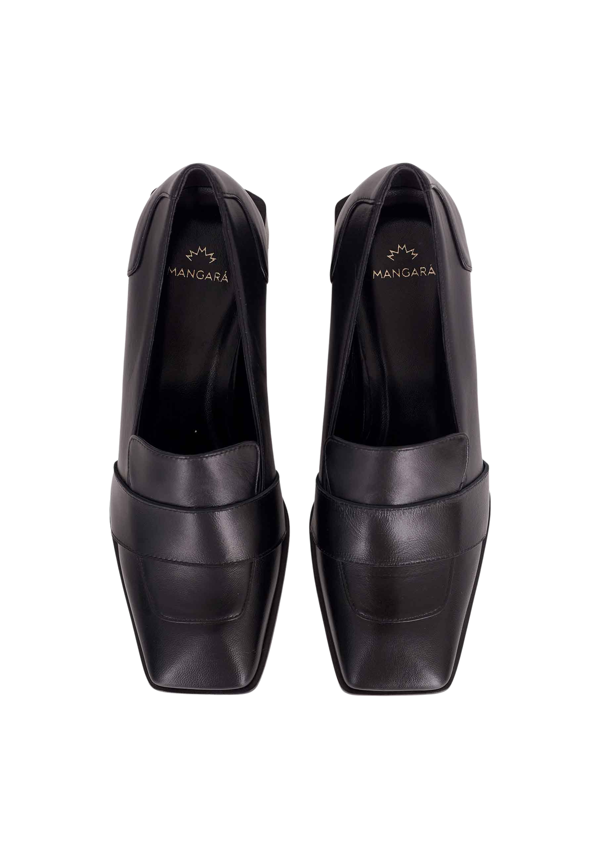 Louro Loafers in Black Calf Leather – 4cm Block Heel