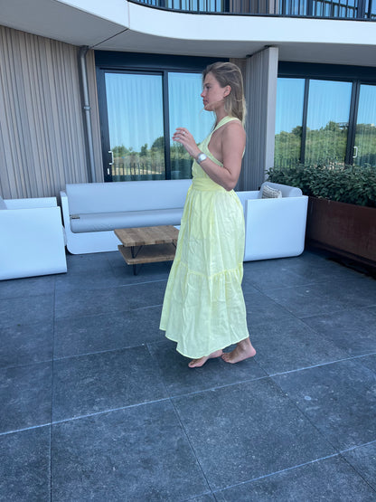 Jurk | Greek Archaic Kori Lime - For Models and Mermaids
