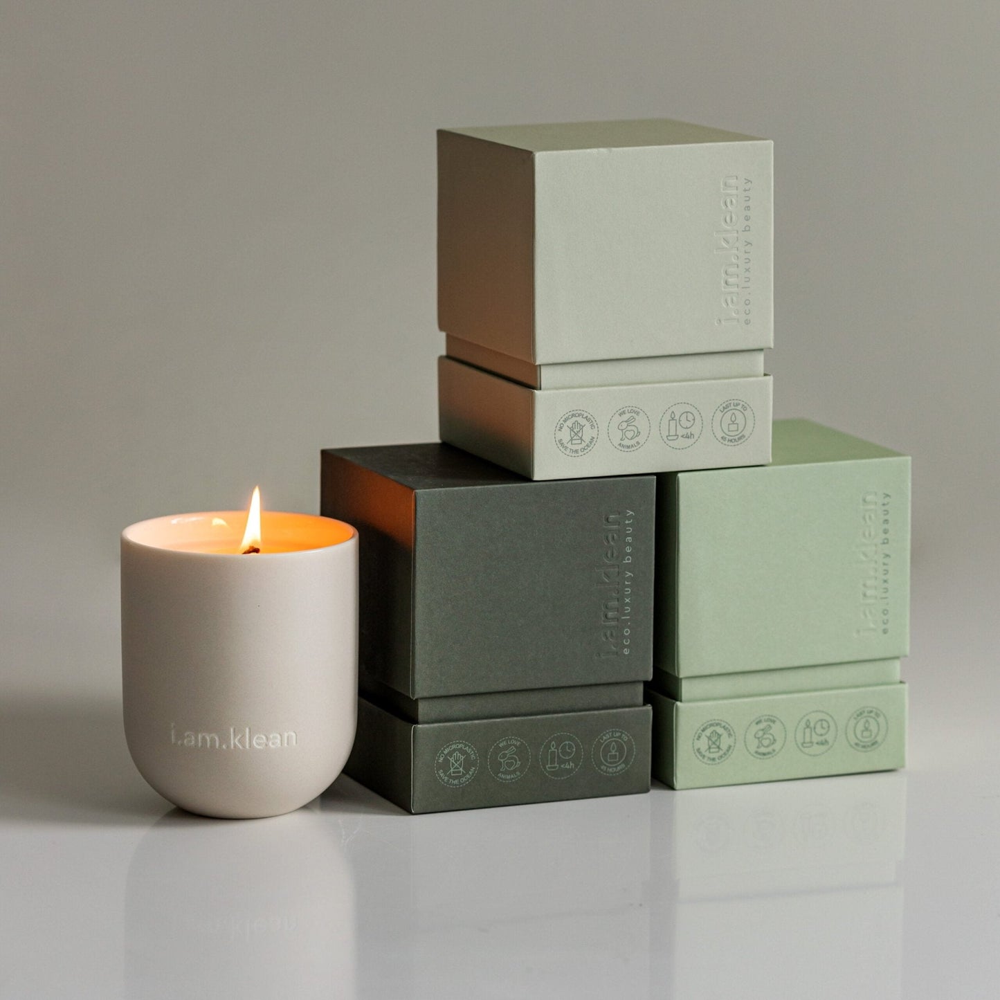 I am Klean Luxe Geurkaars – Keramiek