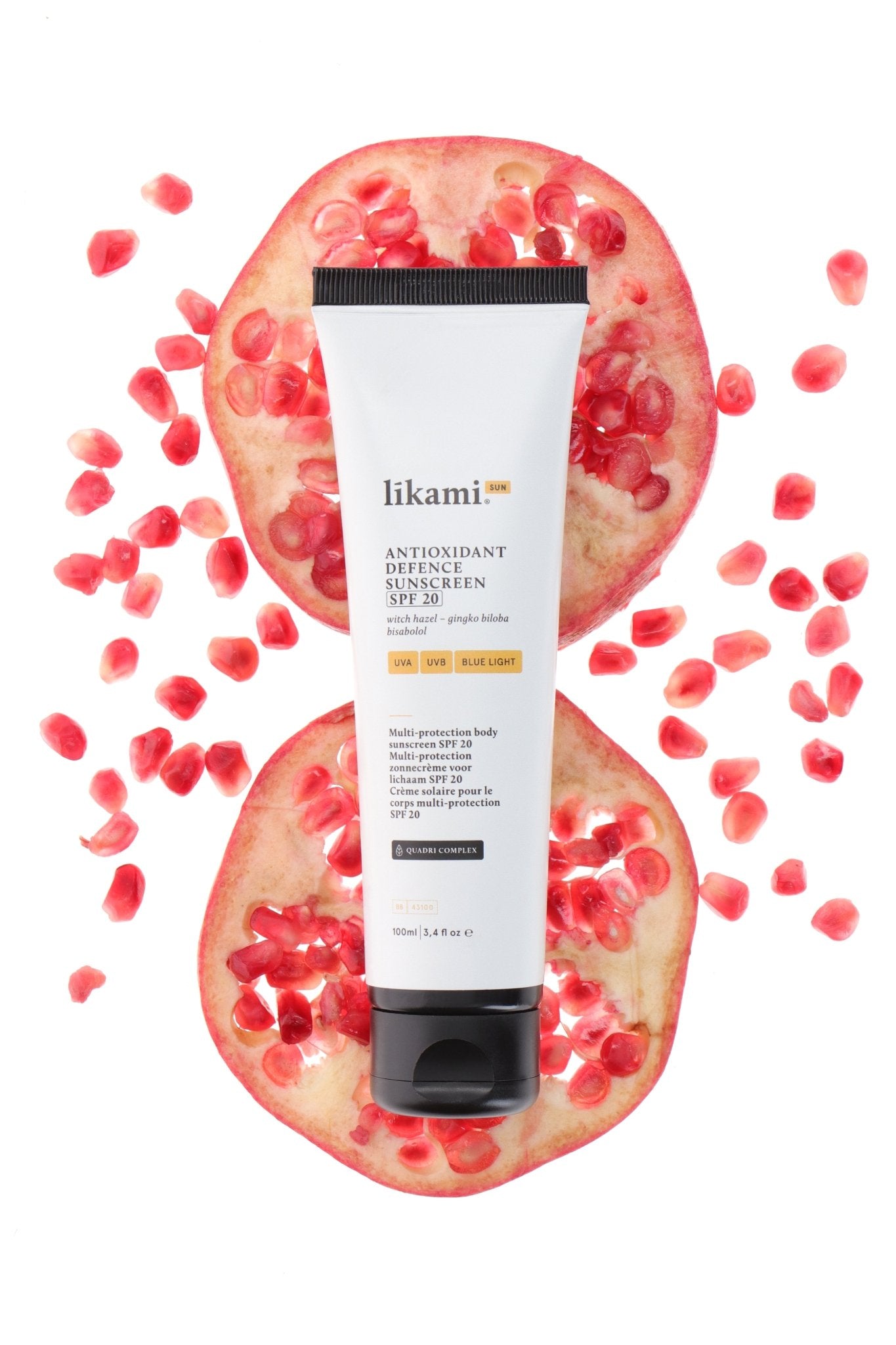Likami Antioxidant Defence Sunscreen SPF20 100ml