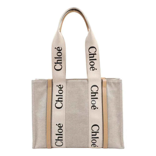 Cabas en cuir Chloé Woody