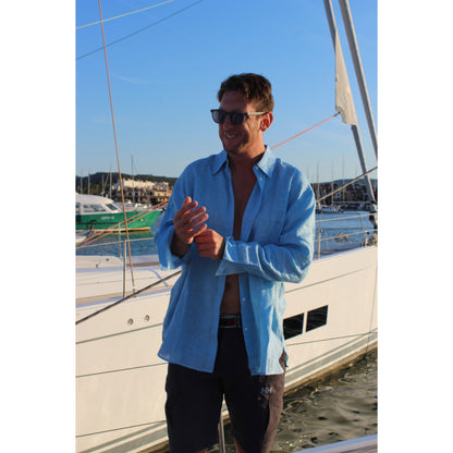 Blouse | Venice Blauw - For Models and Mermaids