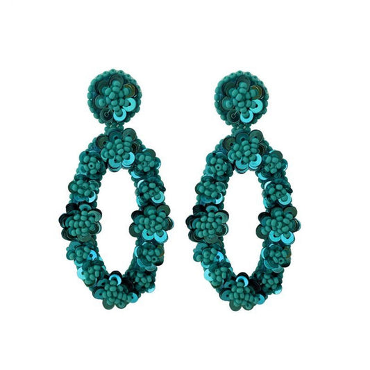 Oorbellen | Beads Aqua - For Models and Mermaids