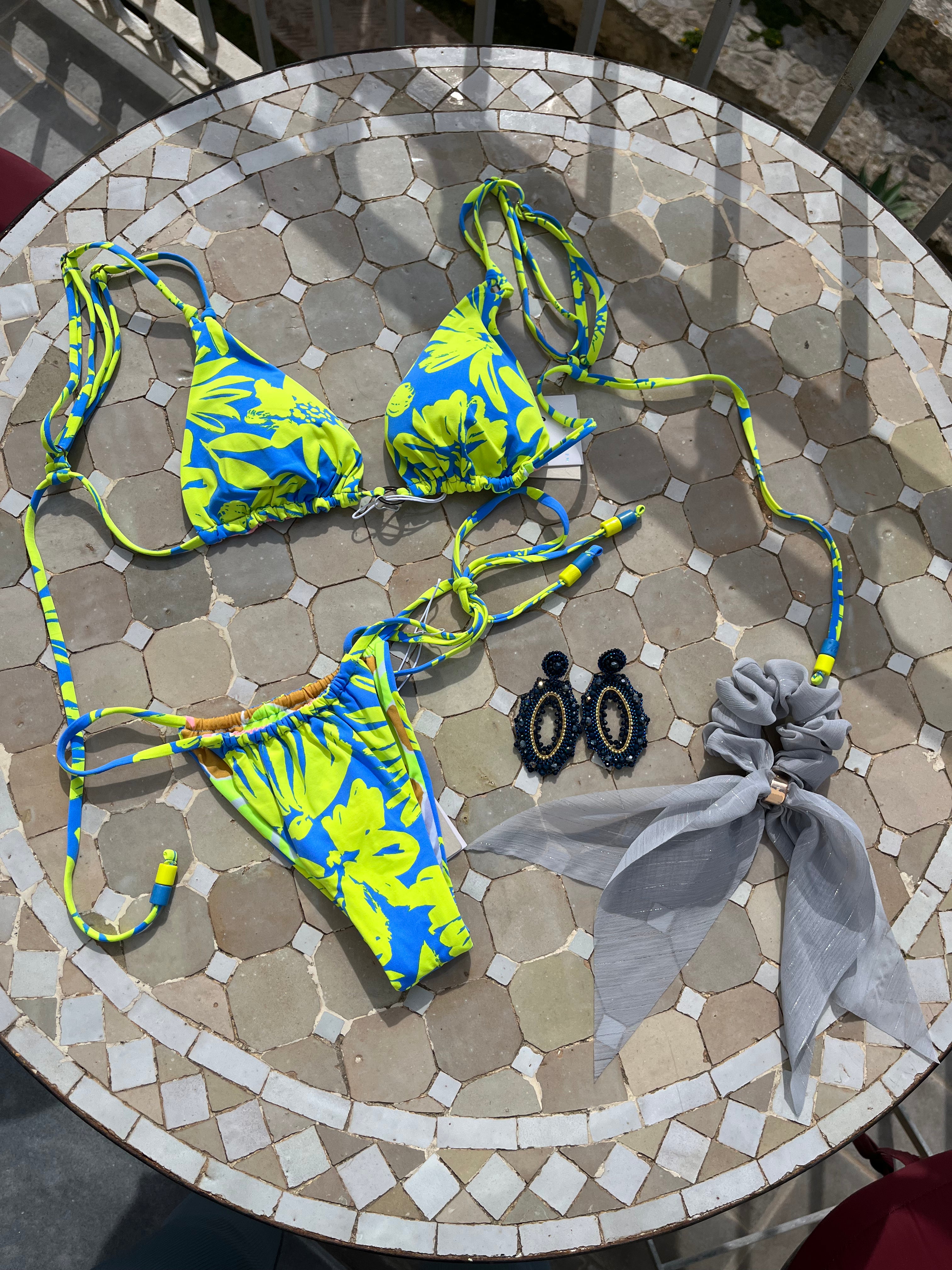 Bikini Bottom | Maaji Flowerlike Splashy Single Strap - For Models and Mermaids