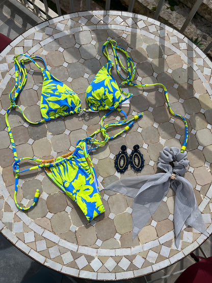 Bikini Bottom | Maaji Flowerlike Splashy Single Strap - For Models and Mermaids