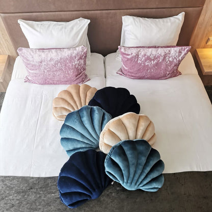 Schelpenkussen | Blauw - For Models and Mermaids